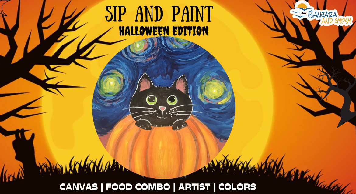 Halloween Special | Sip and Paint Workshop at Koramangla