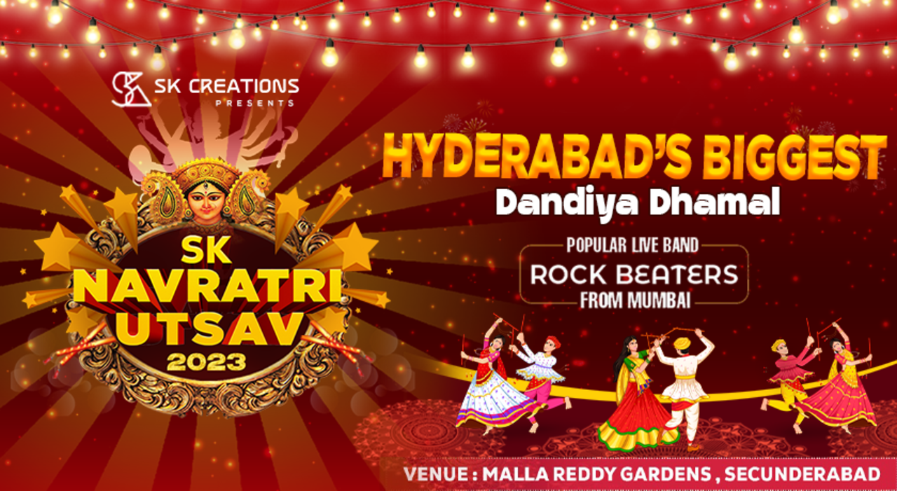 SK Navratri Utsav (Hyderabads Biggest Dandiya Dhamal) | Navratri 2023