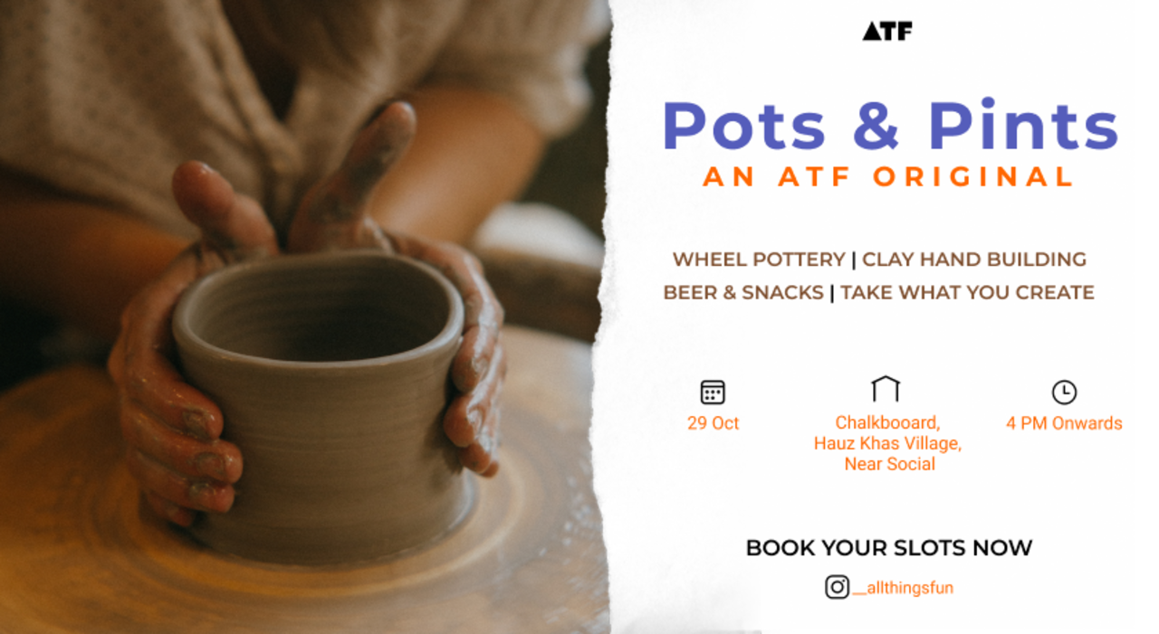 Pots & Pints - A Pottery clay date!