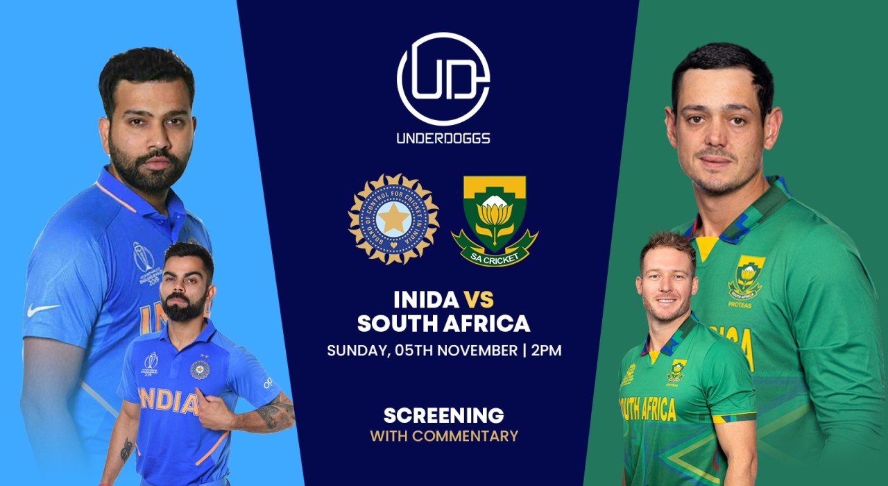 India vs South Africa - Live Screening with Commentary