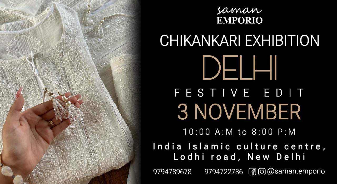 SAMAN CHIKANKARI FESTIVE PRE DIWALI EXHIBITION