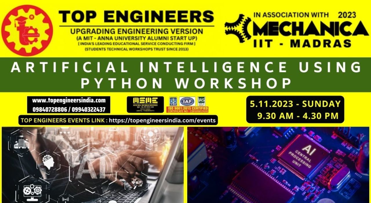 ARTIFICIAL INTELLIGENCE USING PYTHON WORKSHOP