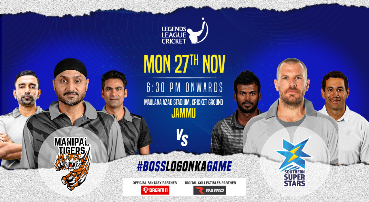 LLC T20 - Manipal Tigers vs Southern Superstars, Jammu 2023