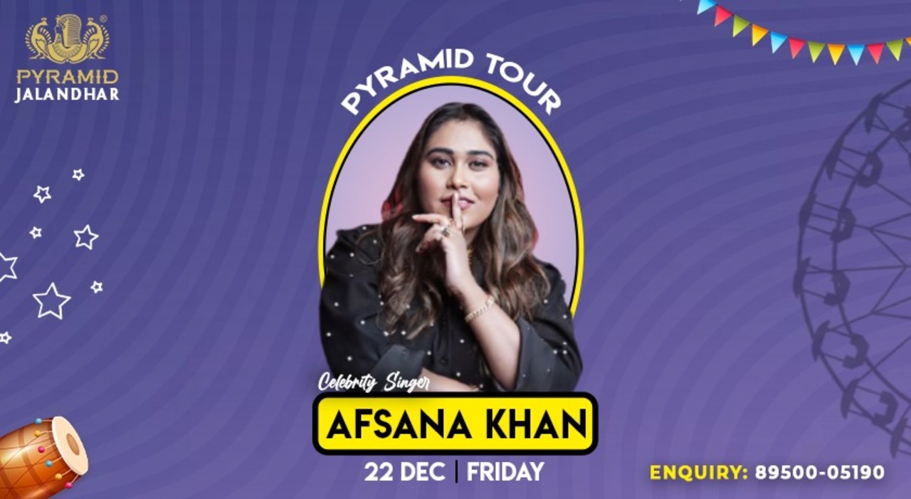 Afsana Khan India Tour at Pyramid Jalandhar