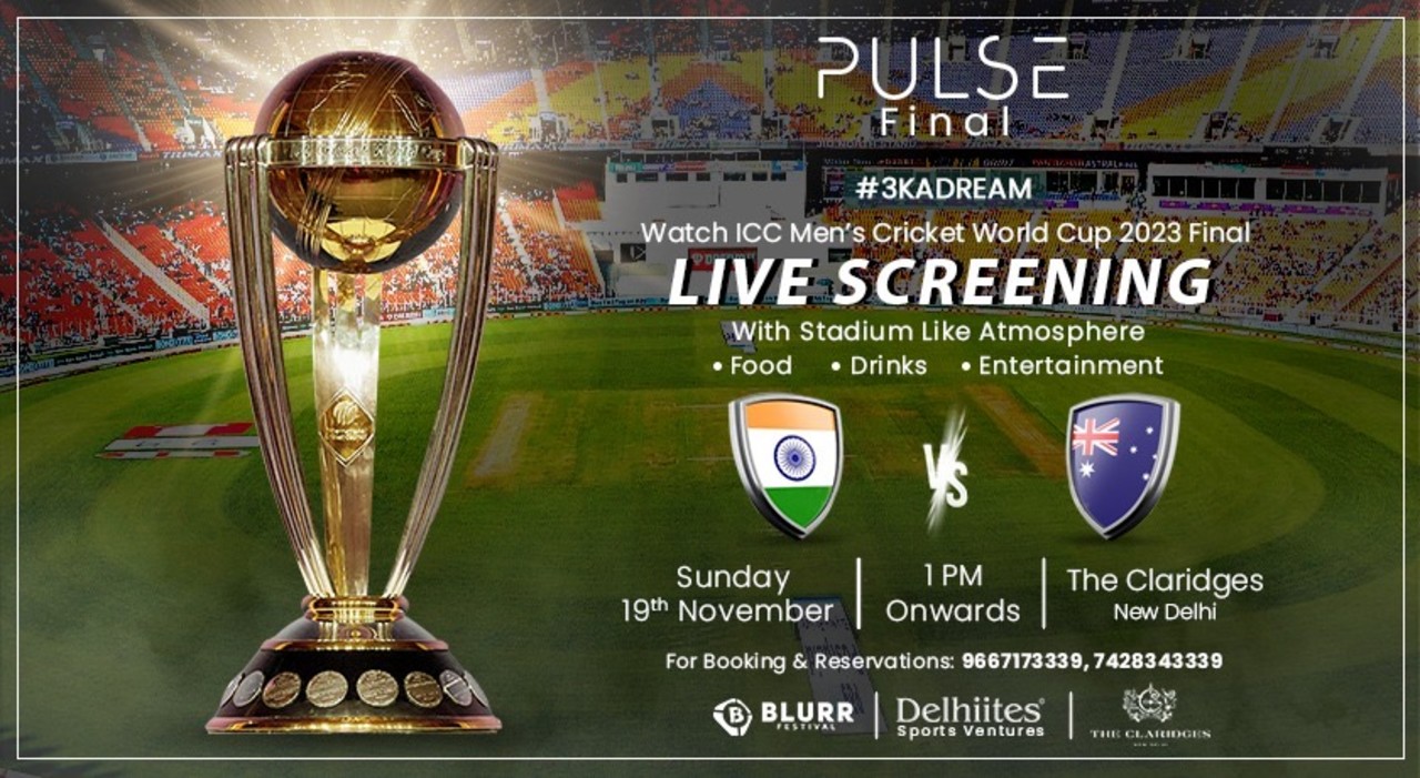 ICC Men's Cricket World Cup Final | Live Screening | Ind vs Aus