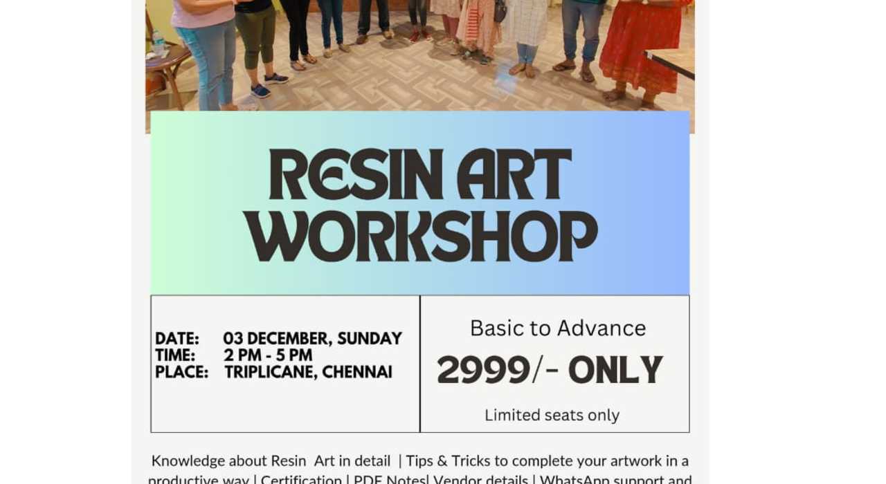 Resin Art Workshop - OFFLINE