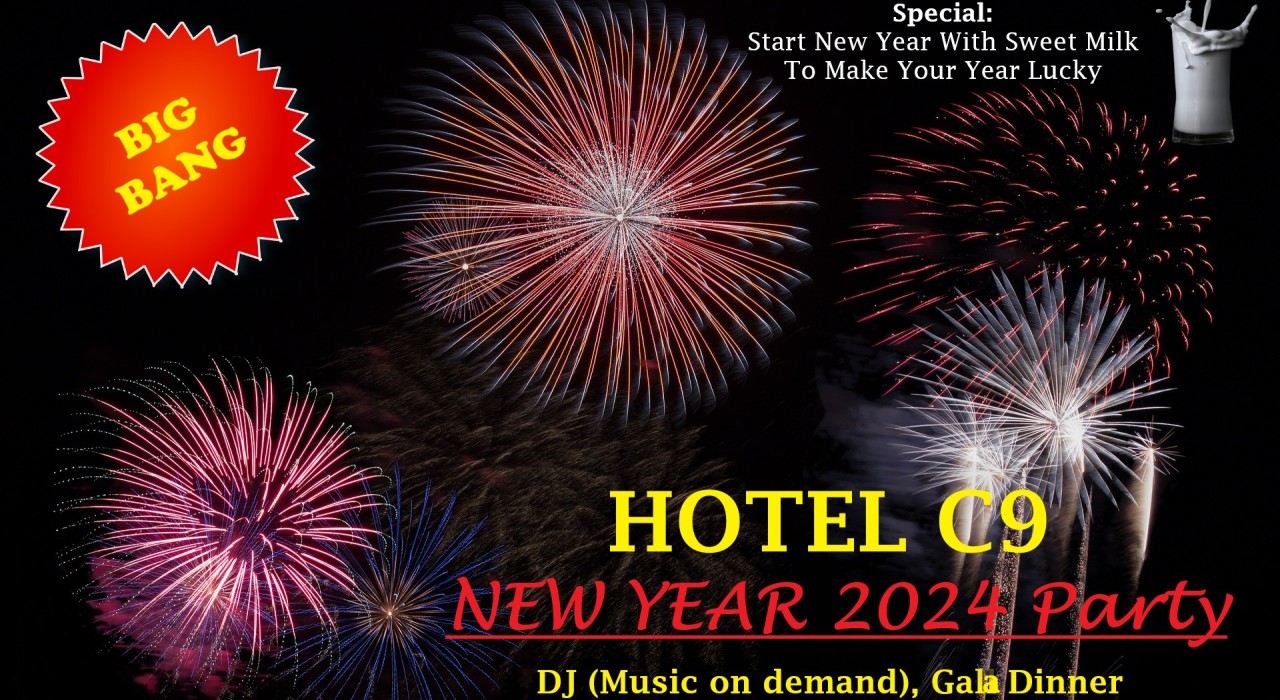 Big Bang Theme New Year's Eve Party 2024 at Hotel C9 | NY 2024