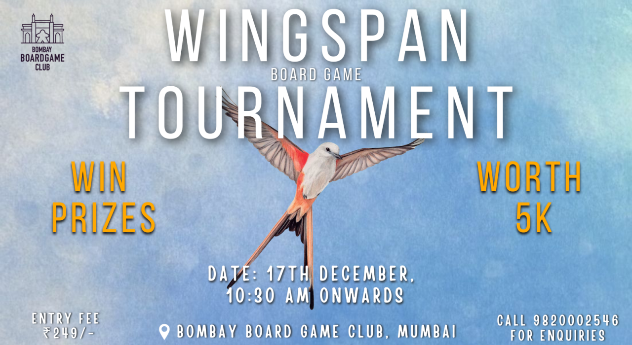 Wingspan Board Game Tournament