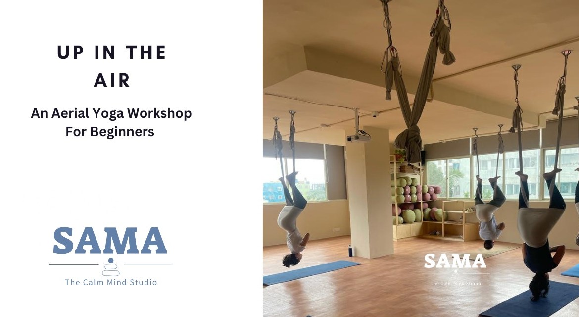 Up In The Air: An Aerial Yoga Workshop For Beginners