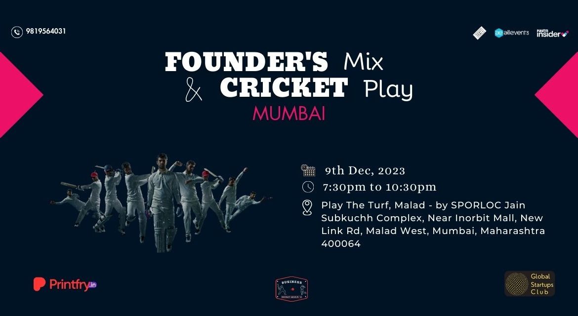 Founder's Mix & Cricket Play