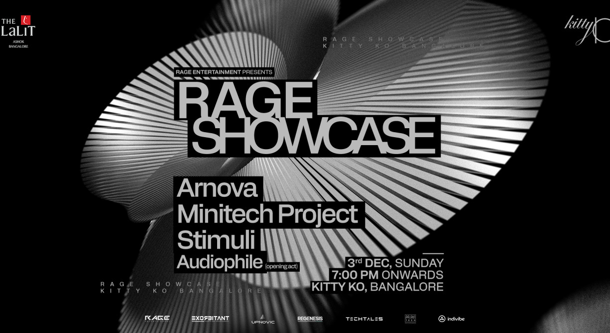 Rage Showcase at Kitty Ko on the 3rd Dec