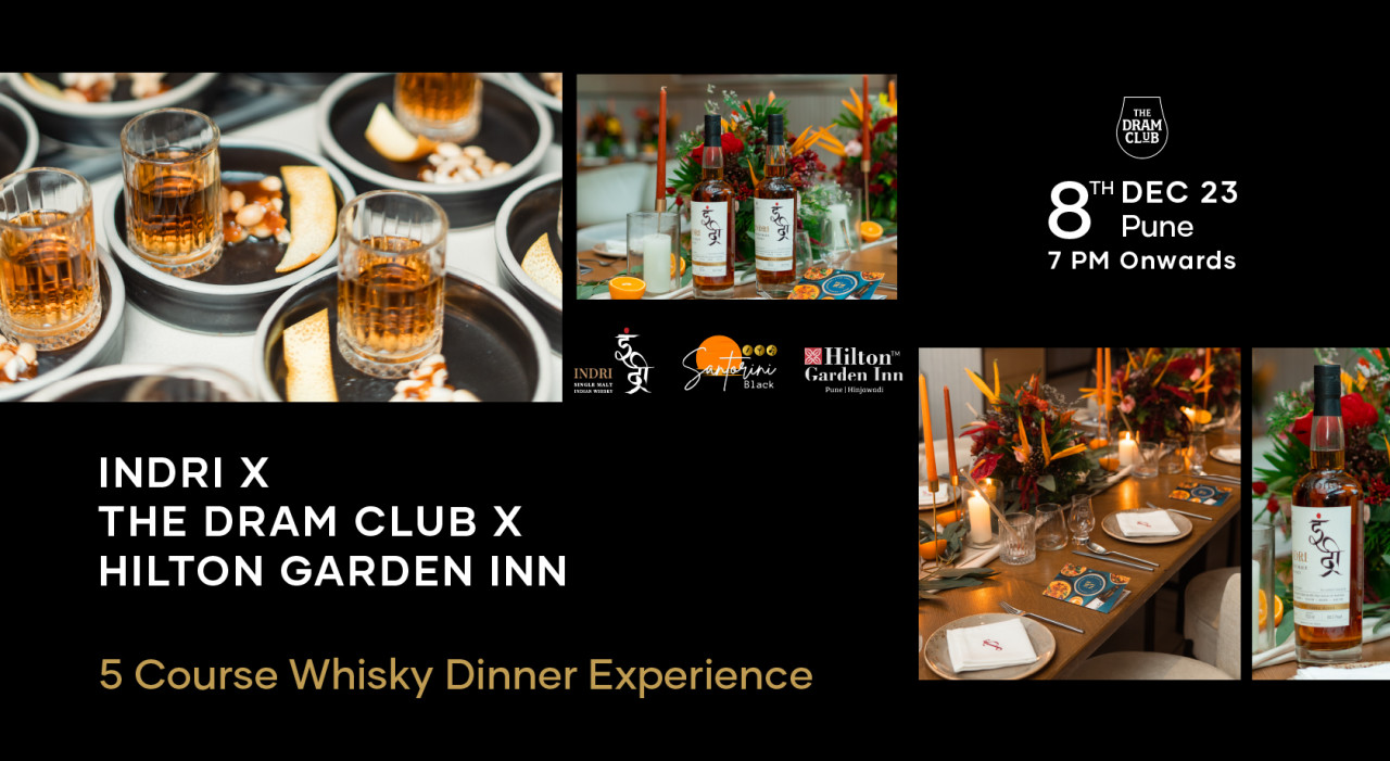 INDRI X THE DRAM CLUB X HILTON GARDEN INN: A 5-Course Whisky Dinner Experience