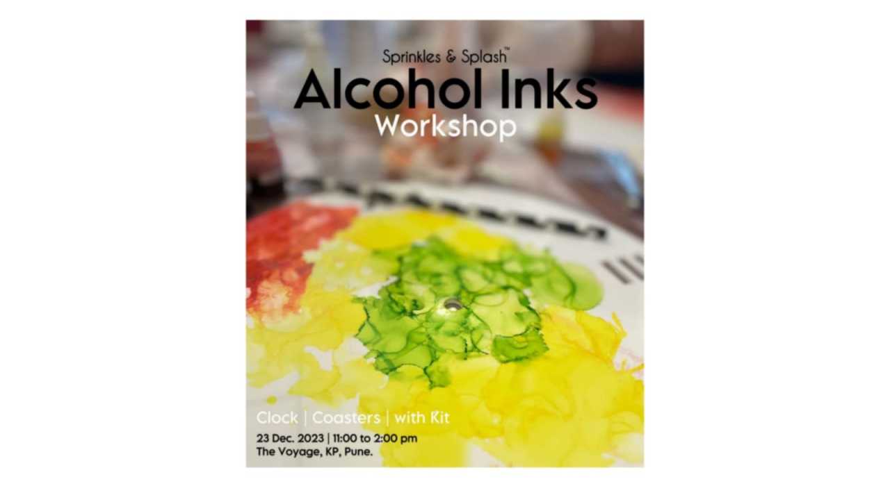 Alcohol Ink Workshop.