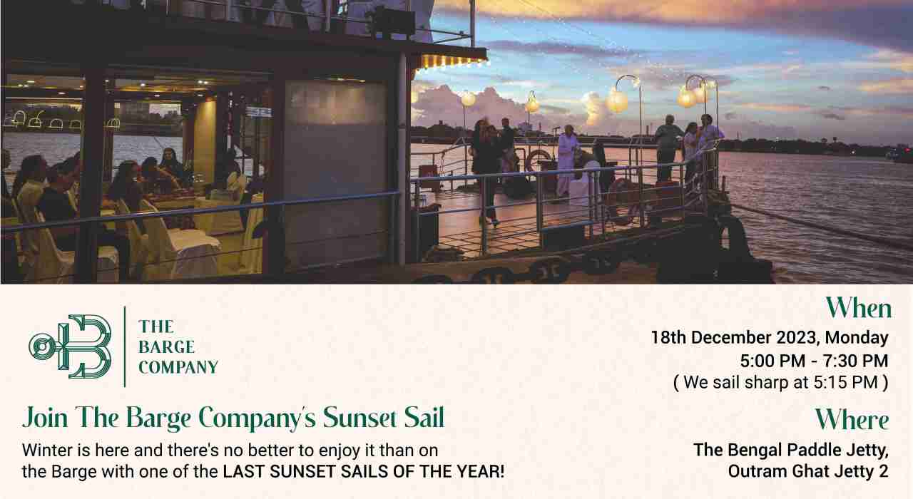 The Barge Company's - Hooghly Sunset Cruise | Christmas 2023