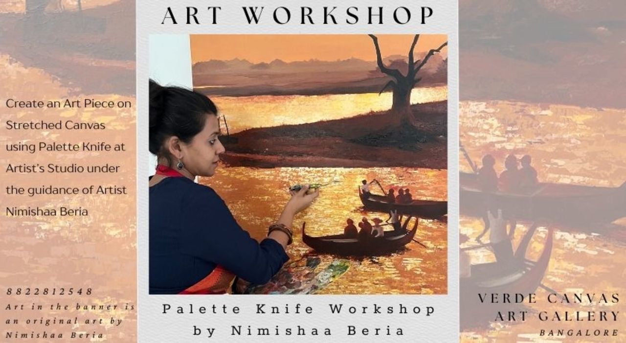 Palette Knife Acrylic Workshop by Artist Nimishaa Beria