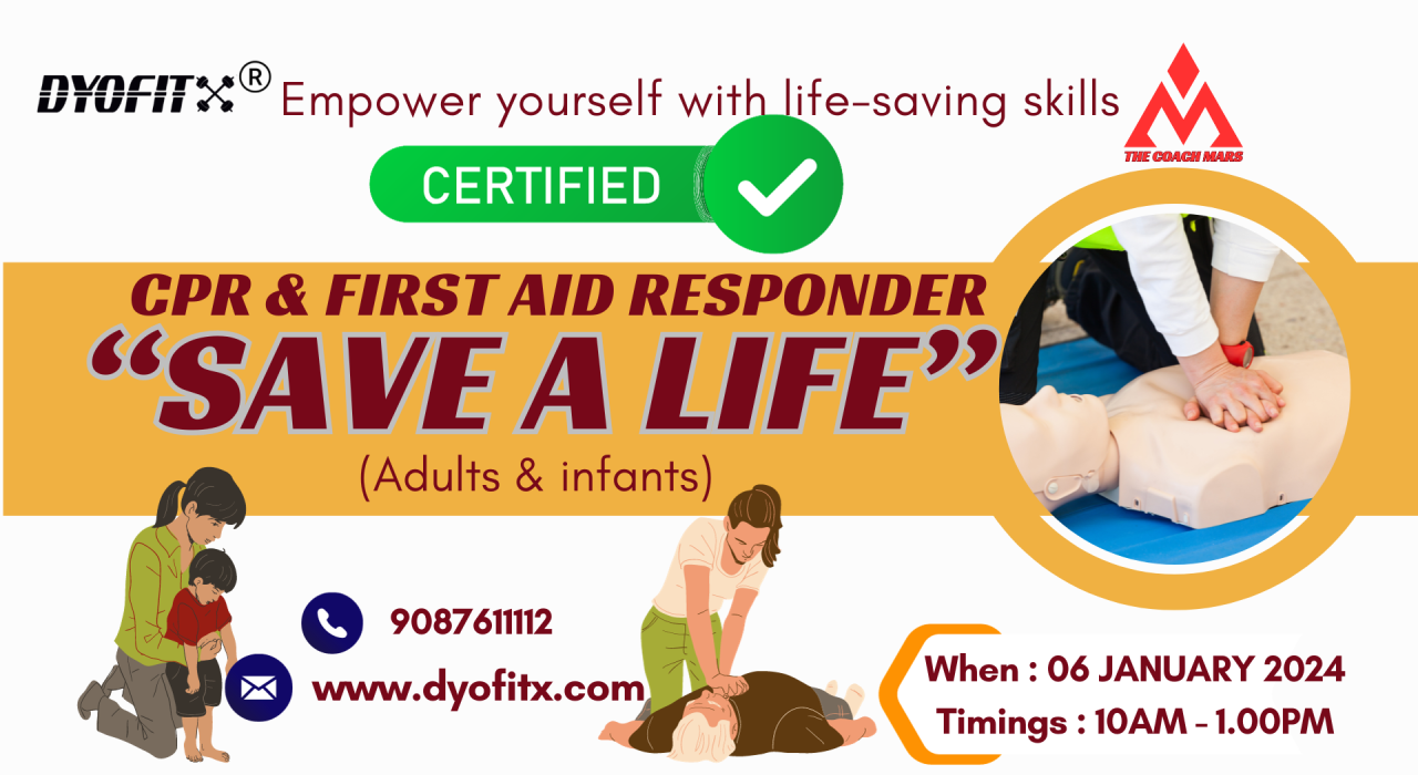 Get Certified "Life-Saving Skills: Master CPR and AED Techniques in our Hands-On Workshop!"