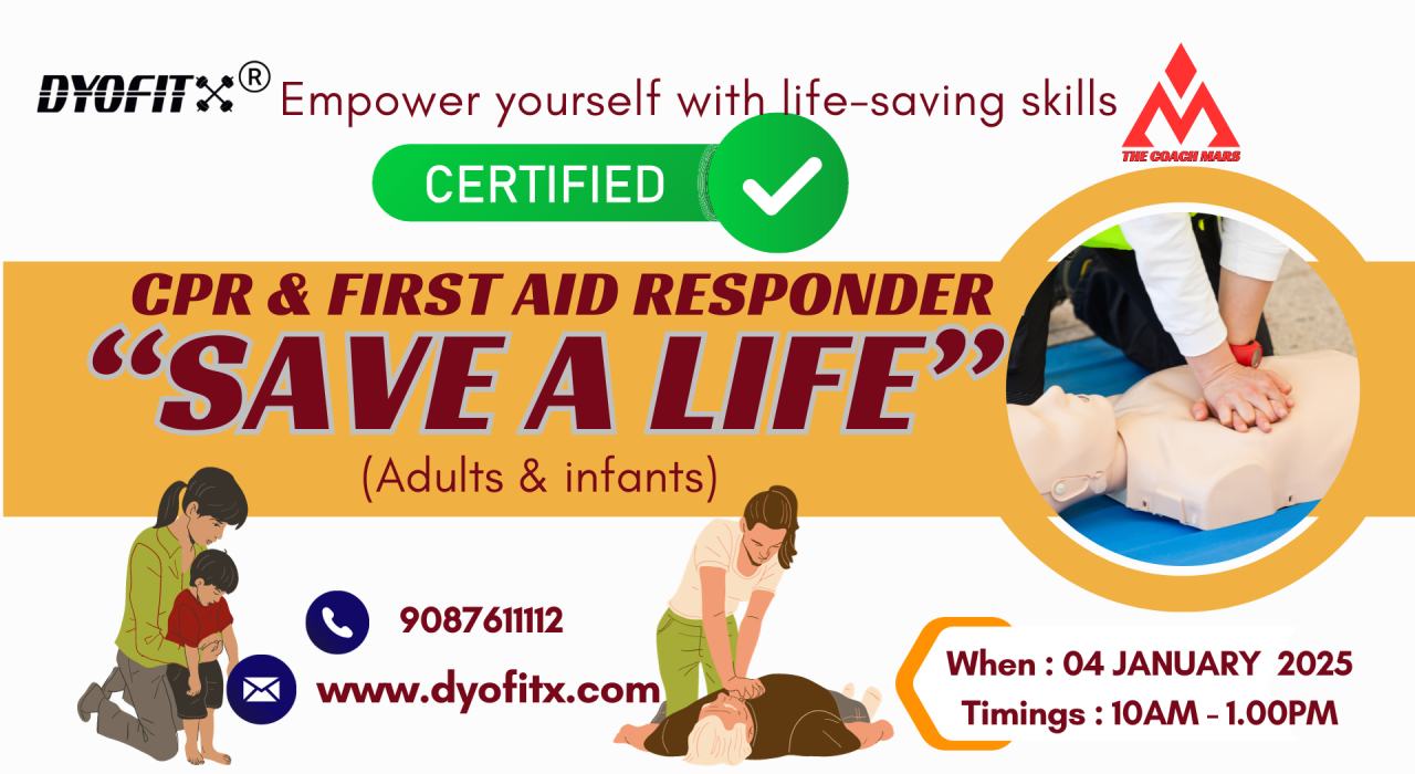 Get Certified "Life-Saving Skills: Master CPR and AED Techniques in our Hands-On Workshop!"
