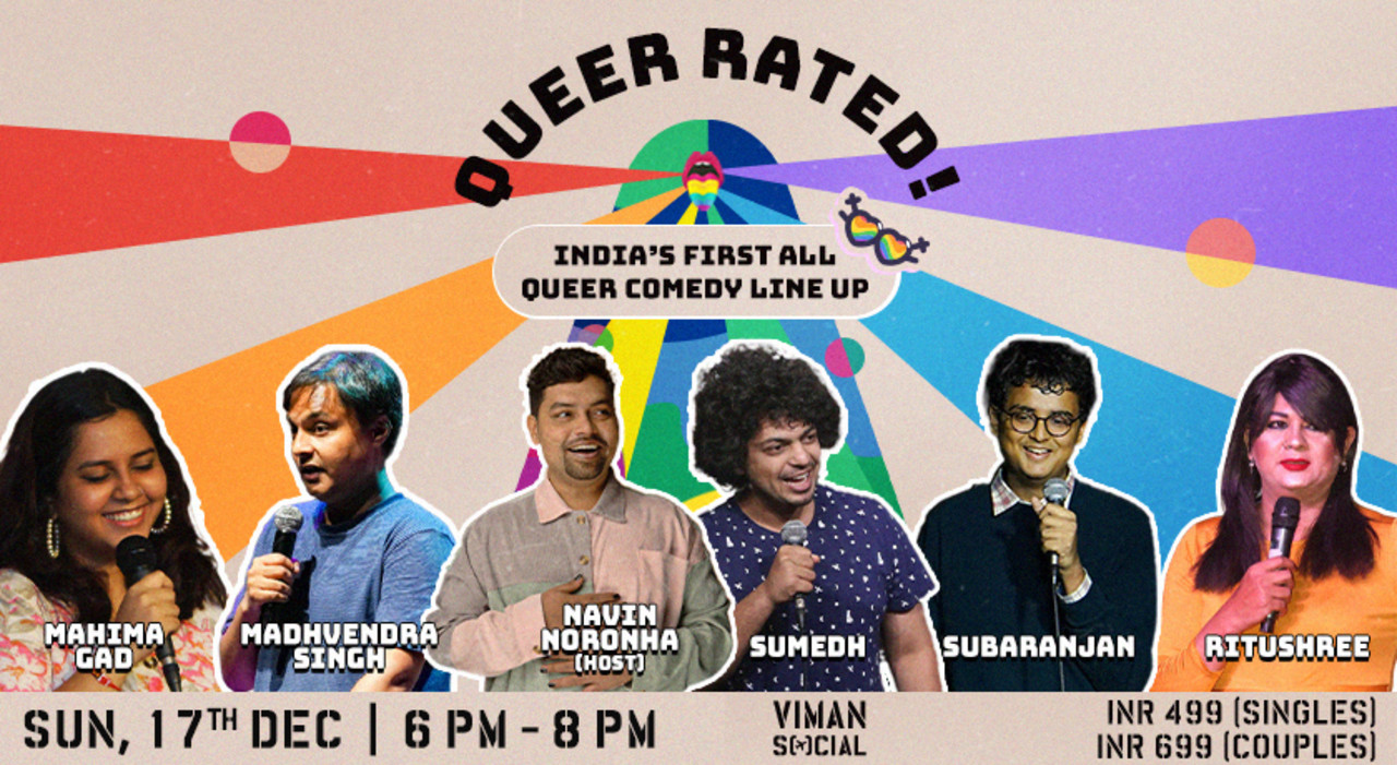 Queer Rated! India's First All-Queer Comedy Lineup | Sunday 17th Dec | Viman Nagar SOCIAL