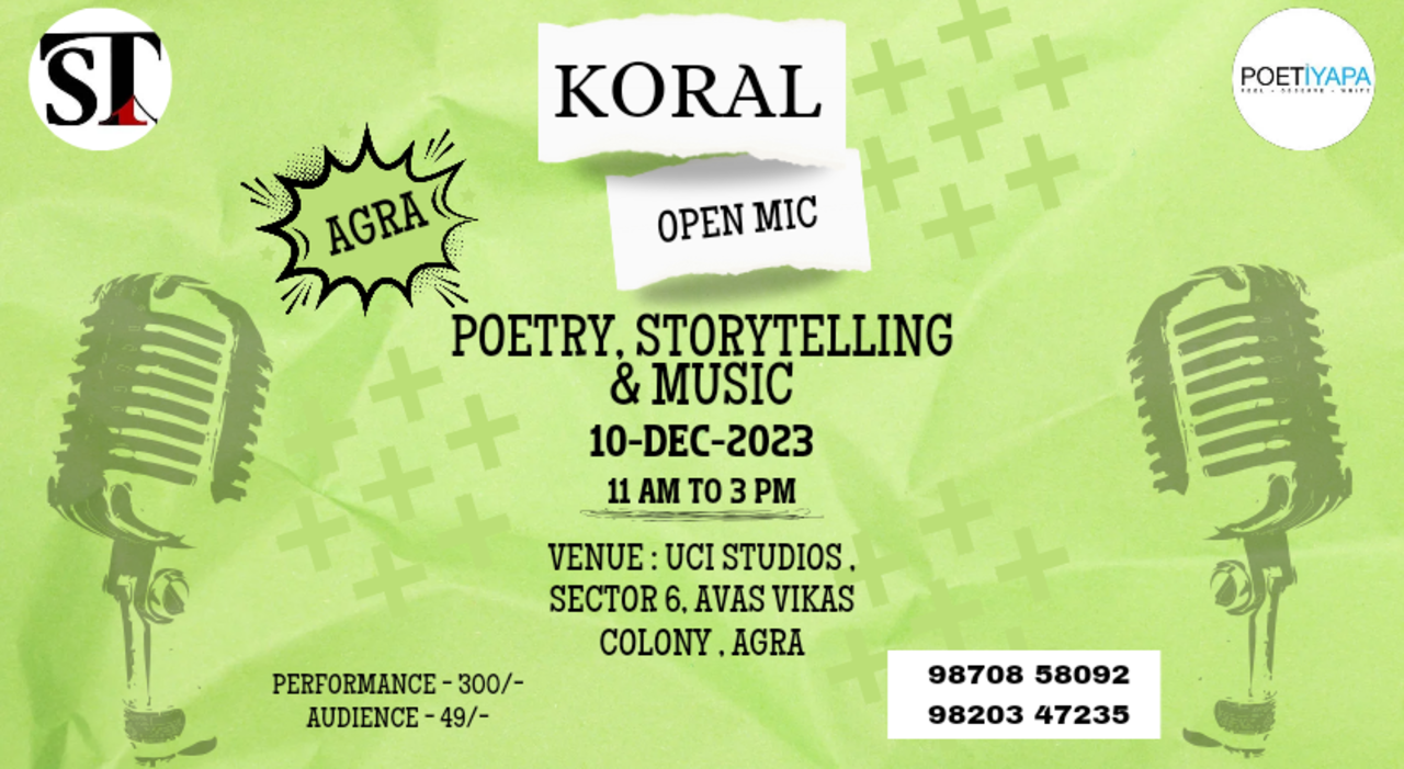 KORAL Open Mic event in Agra