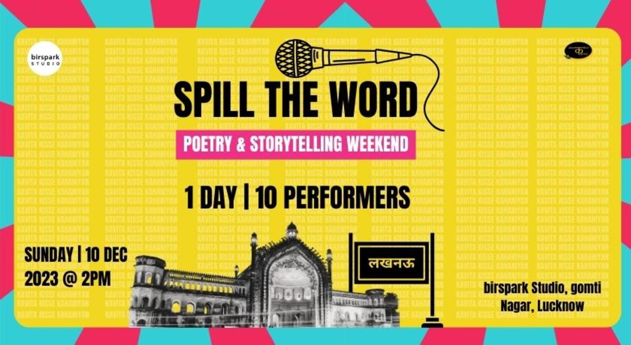 SPILL THE WORD (Poetry & Storytelling Event)