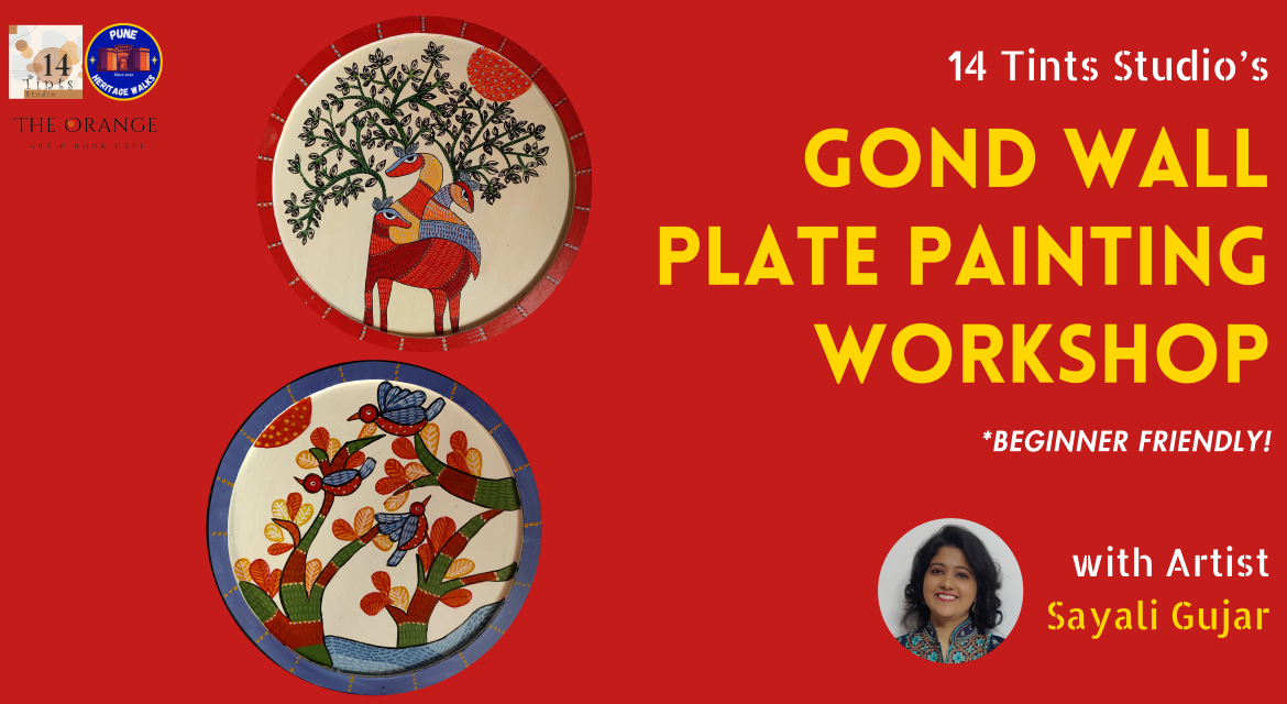 Gond Wall Plate Painting Workshop @ Aundh by Sayali Gujar