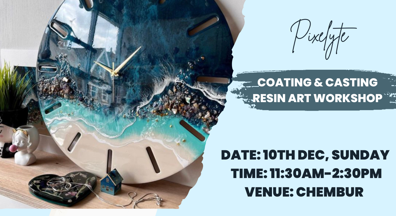 Coating and Casting Resin Art Workshop