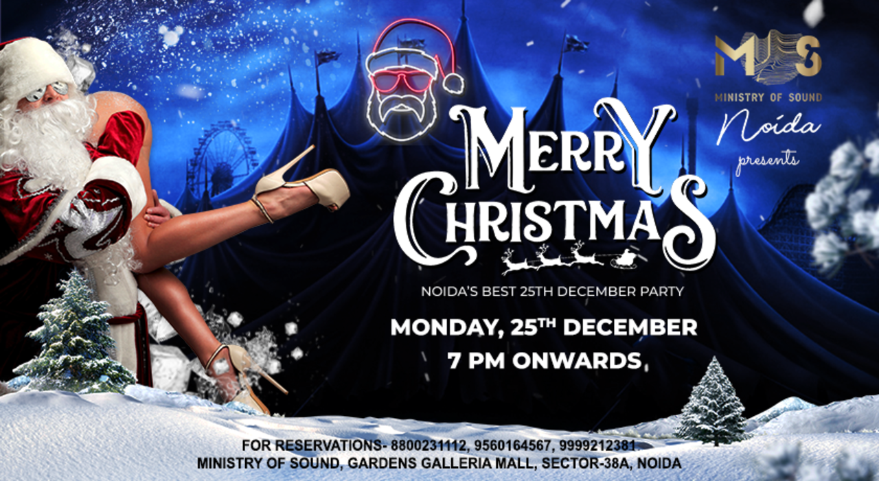 Merry Christmas: Christmas Party at MOS Noida🎄✨ | Christmas 2023