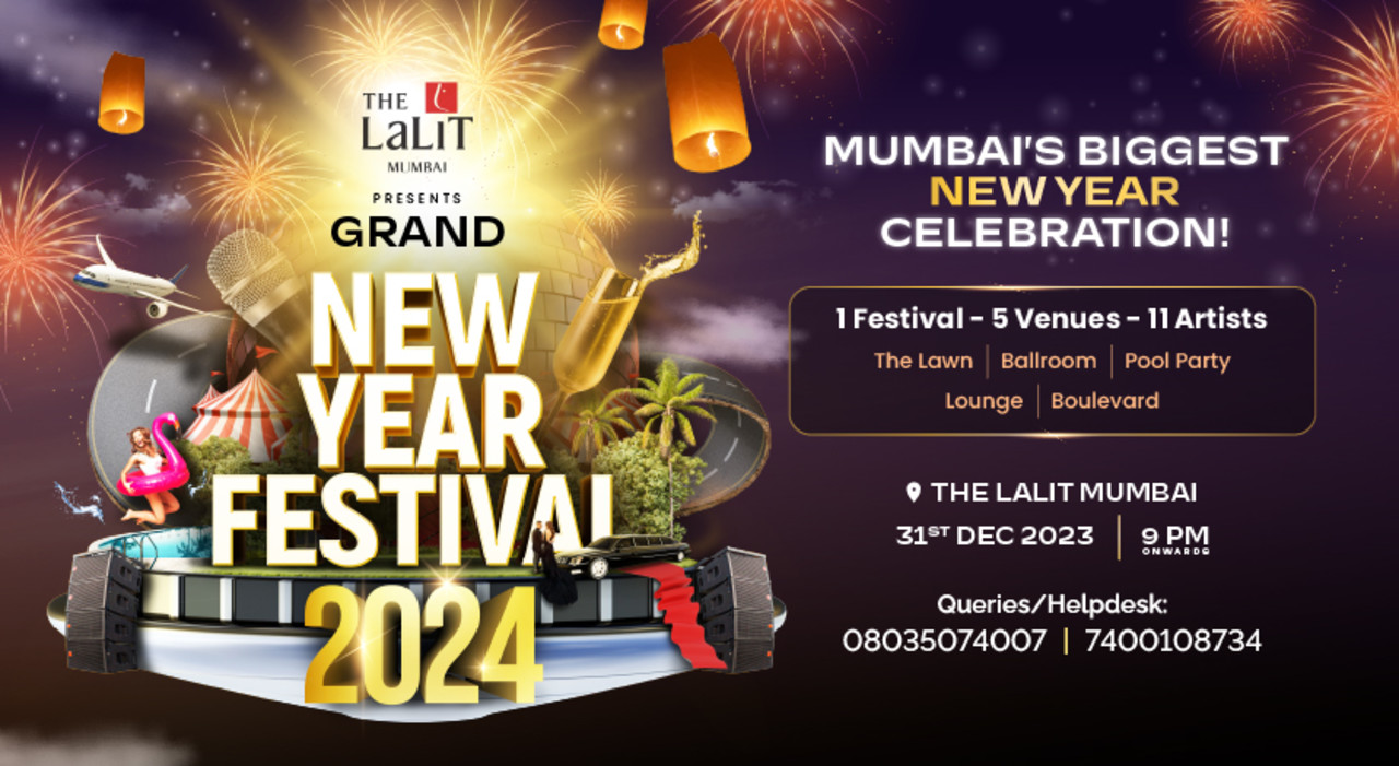 The Lalit Mumbai - Grand New Year Festival 2024 | NY 2024