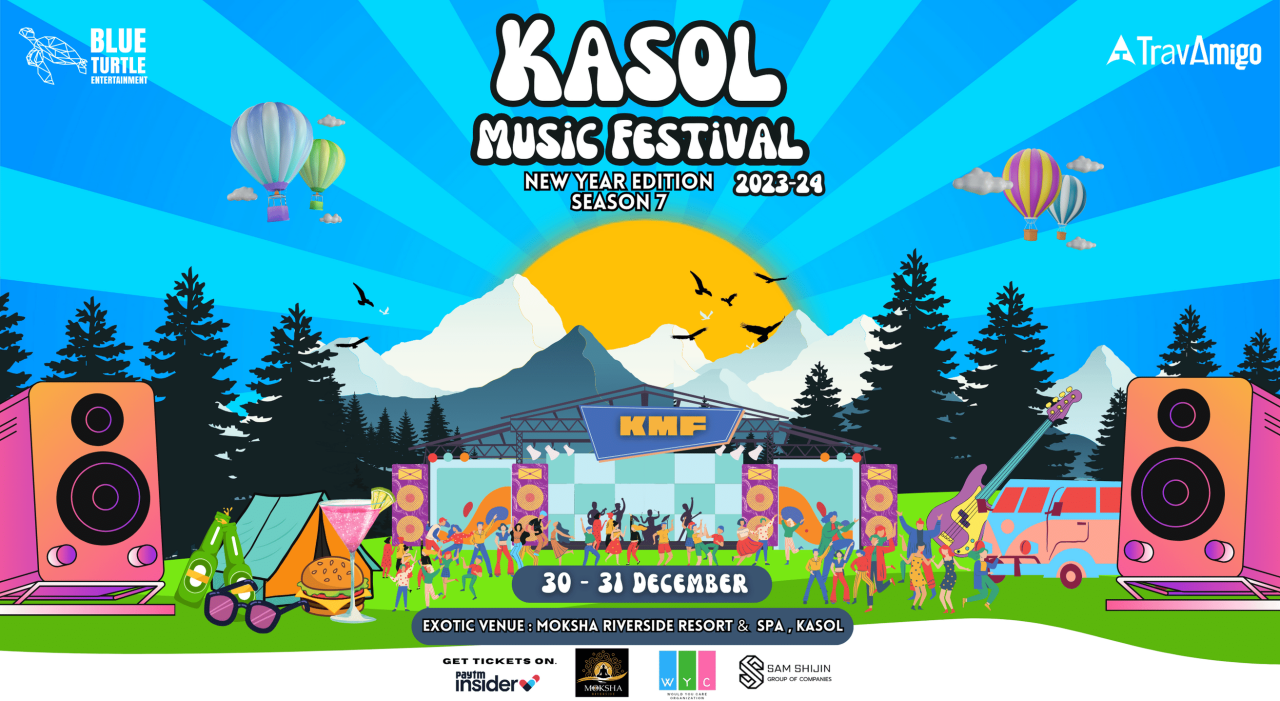 Kasol Music Festival™️ New Year Eve 2024 I Season 7 | NY 2024