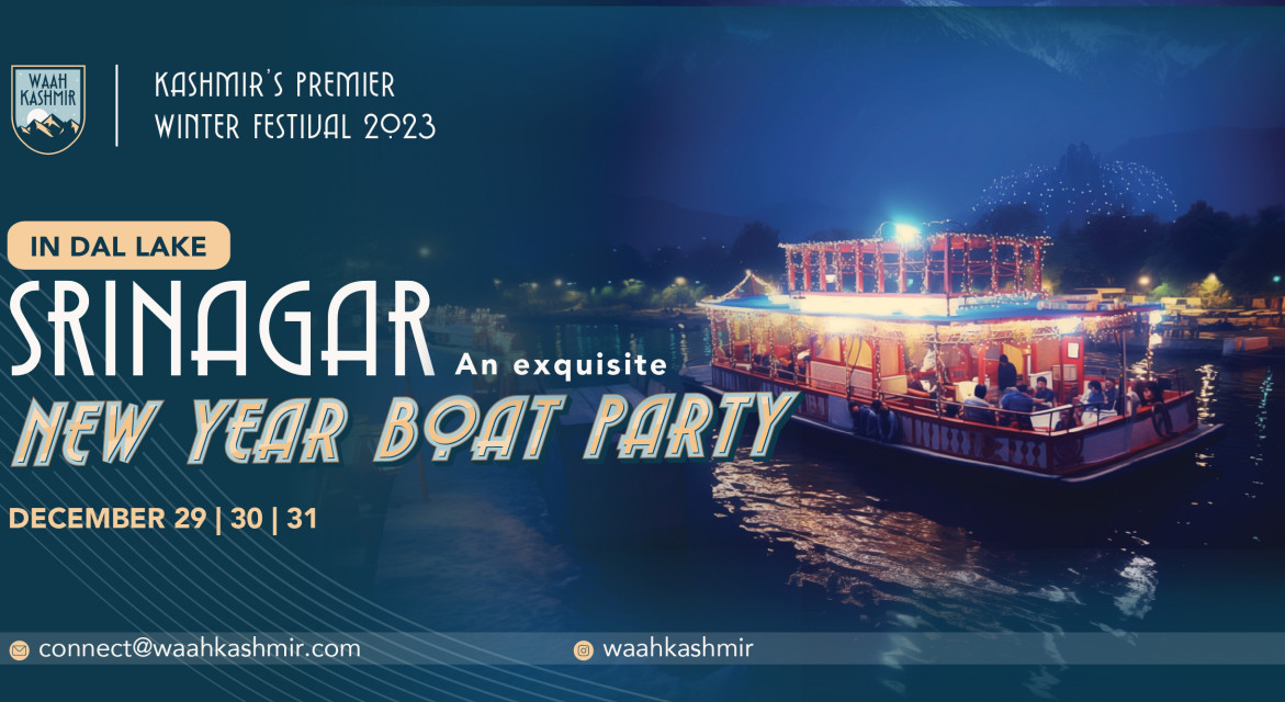 Srinagar Dal Lake | Boat Party | New Year Party 2024 | NY 2024