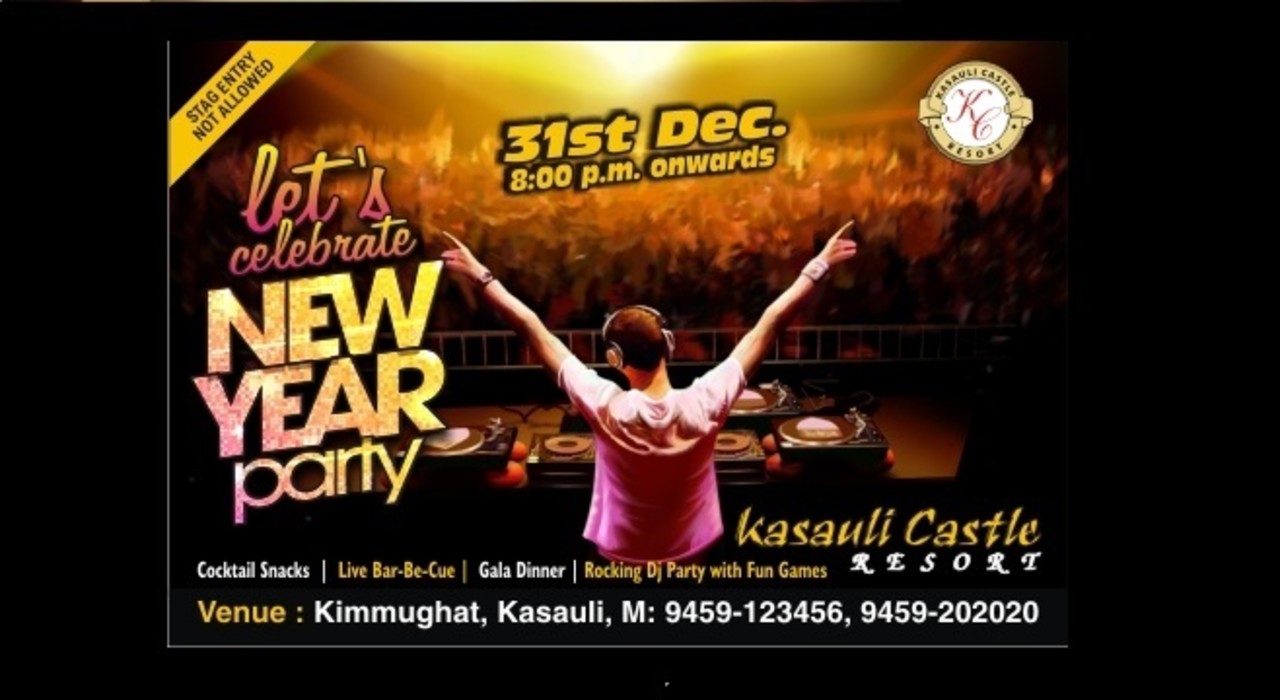 kasauli castle resort New Years eve Party