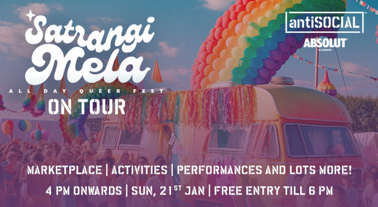 Satrangi Mela - An All-Day Queer Fest | Sunday 21st Jan | antiSOCIAL Mumbai