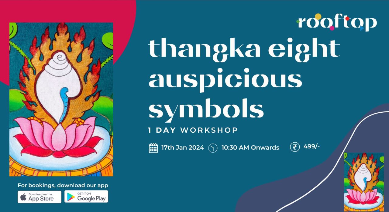Thangka Eight Auspicious Symbols
