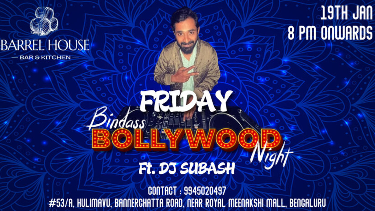 Friday Bindass Bollywood Night