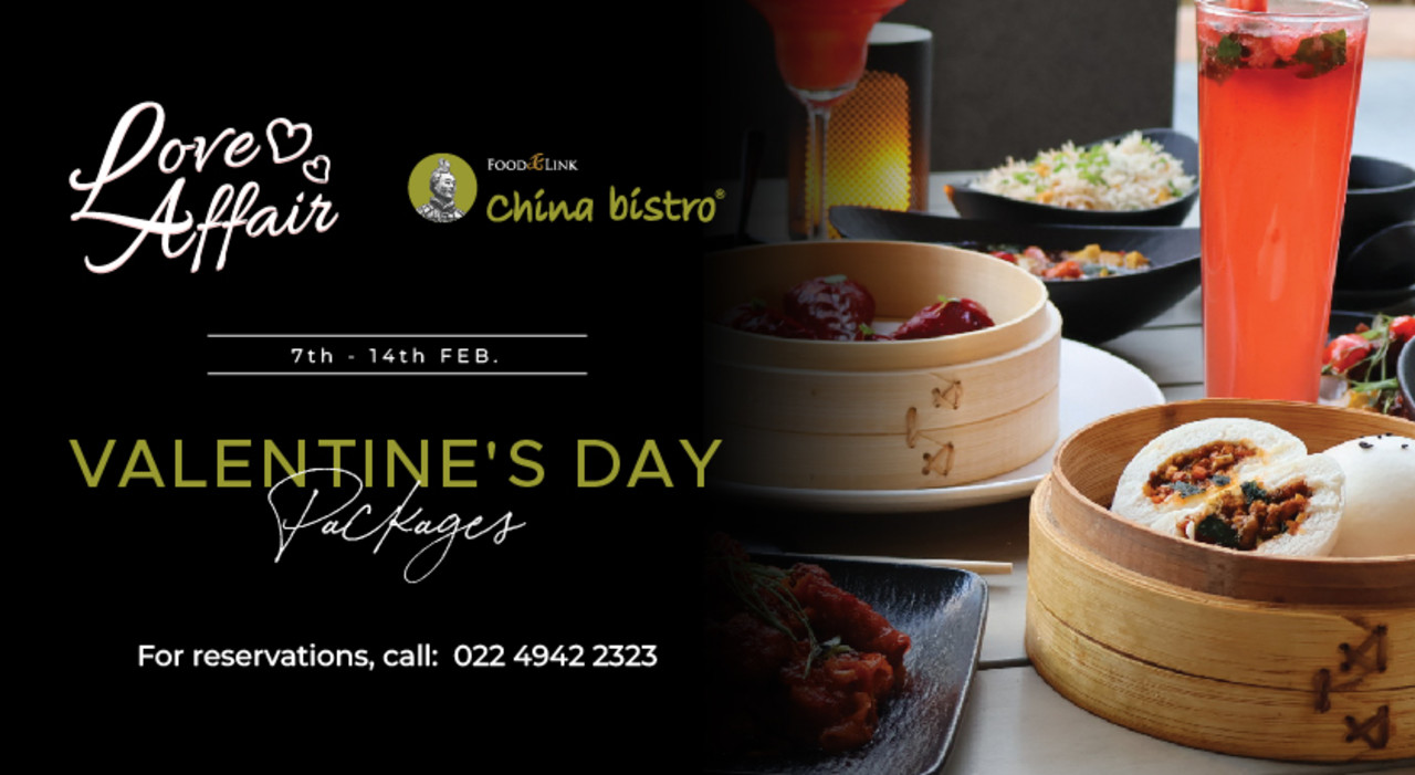 Love Affair - Valentine's Day Package | 14th Feb | China Bistro, Jubilee Hills