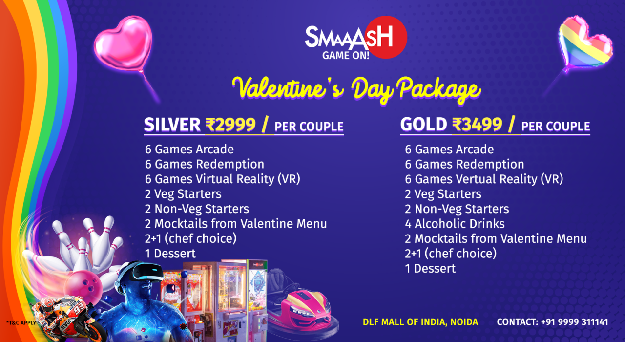 Valentines Celebration @ Smaaash Noida