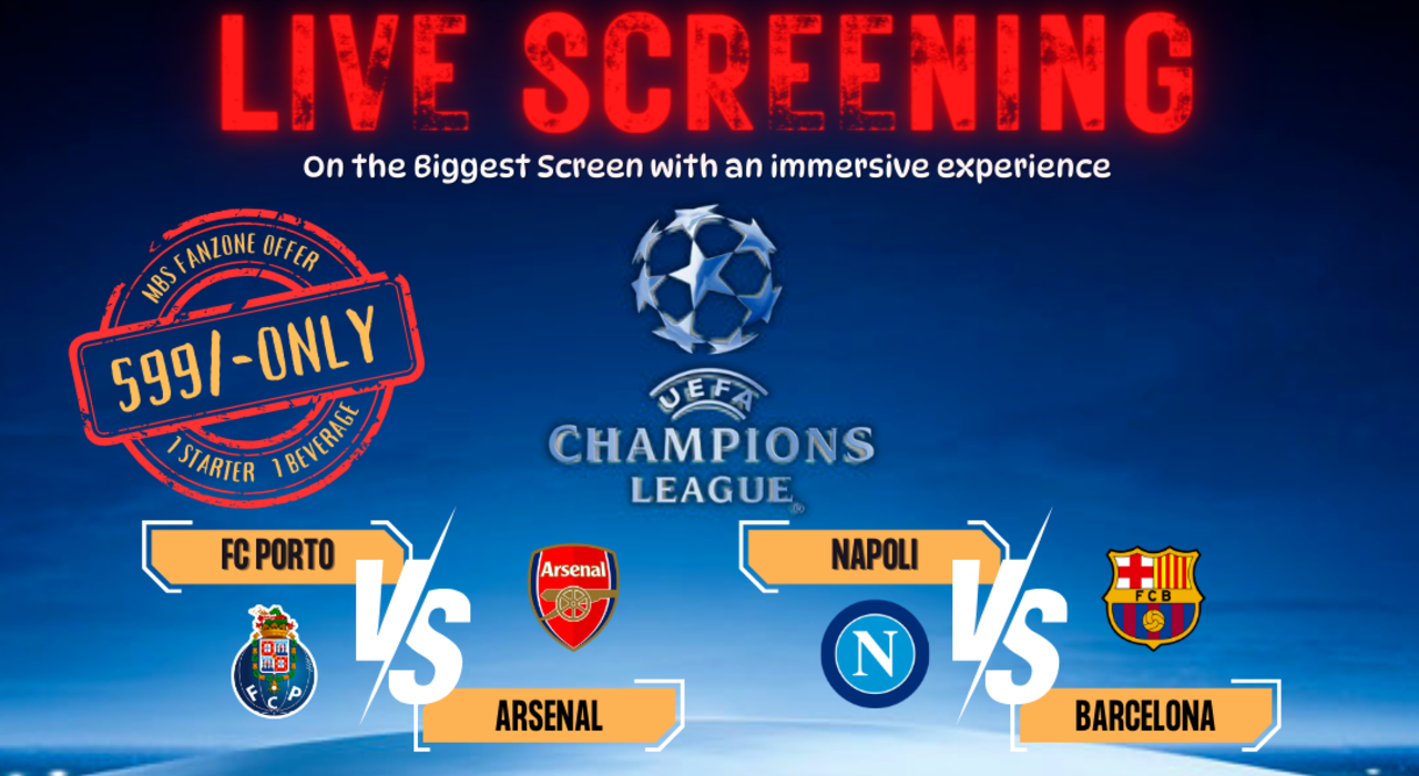 Mr. Big Screen- Live Screening-Champions League