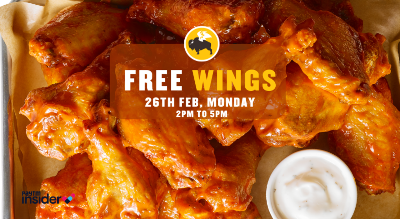 FREE WINGS | 26th Feb, Monday | Buffalo Wild Wings India | Hyderabad