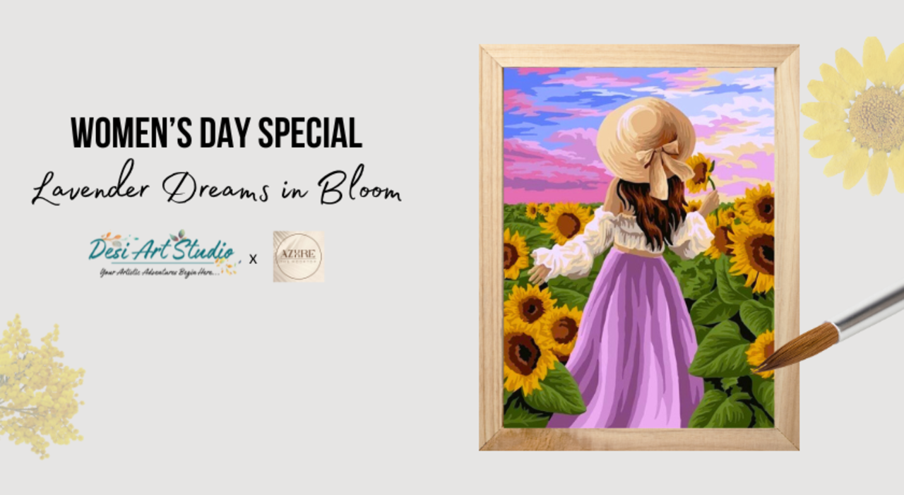 Canvas Painting Workshop - Desi Art Studio (Woman's Day Special)