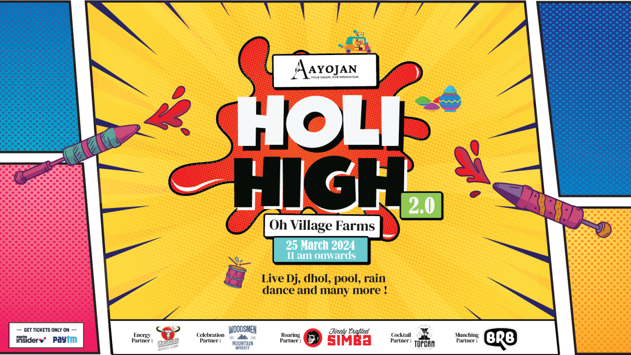 Holi High 2.0 | Biggest Holi Event in Delhi | HOLI 2024