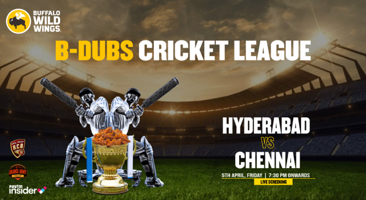 Hyderabad vs Chennai Live Screening | BWW Indiranagar