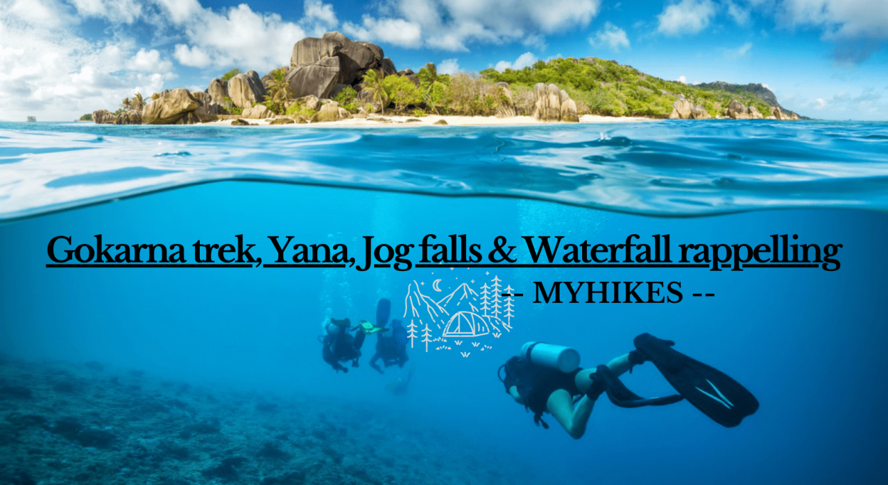 Gokarna trek, Yana caves, Jog falls & Waterfall rappelling