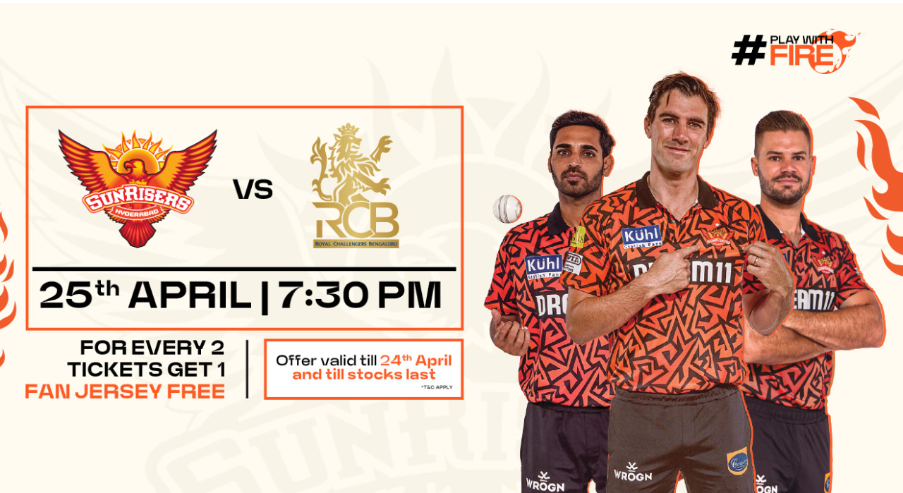 TATA IPL 2024 - Sunrisers Hyderabad vs Royal Challengers Bengaluru - Match 41