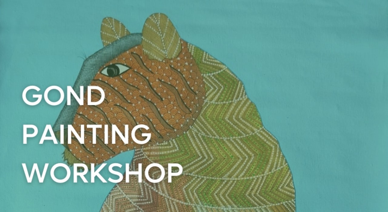 Gond Painting Workshop by Sukhiram Maravi