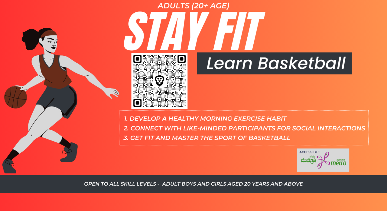 Basketball Coaching for Adults (20+ years)