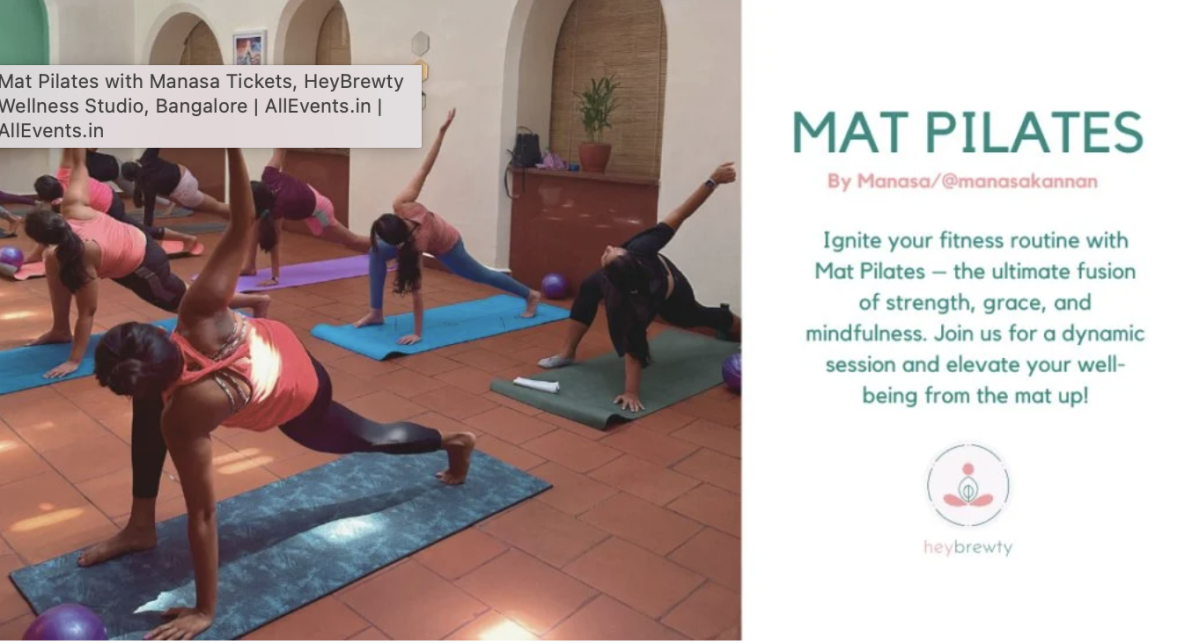 Mat Pilates with Manasa
