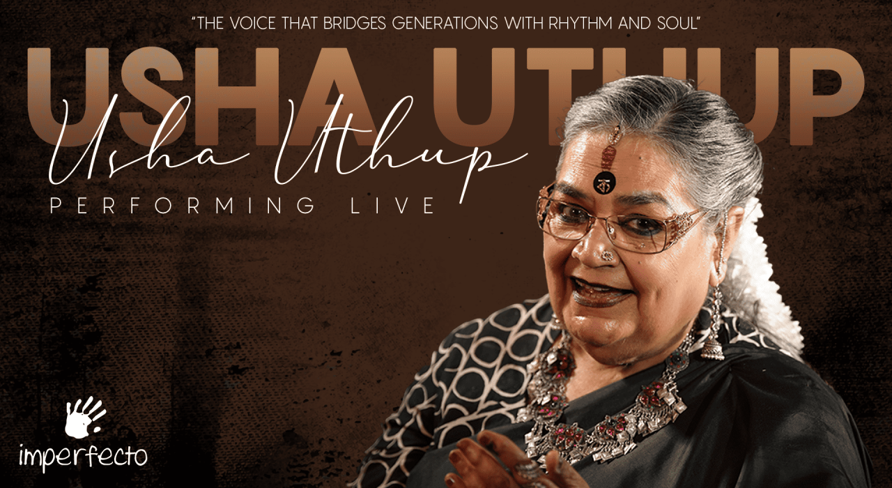 Usha Uthup Performing Live | Imperfecto Logix Mall Noida