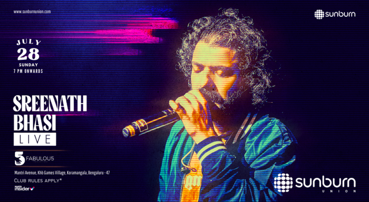 Sreenath Bhasi Live in Bengaluru