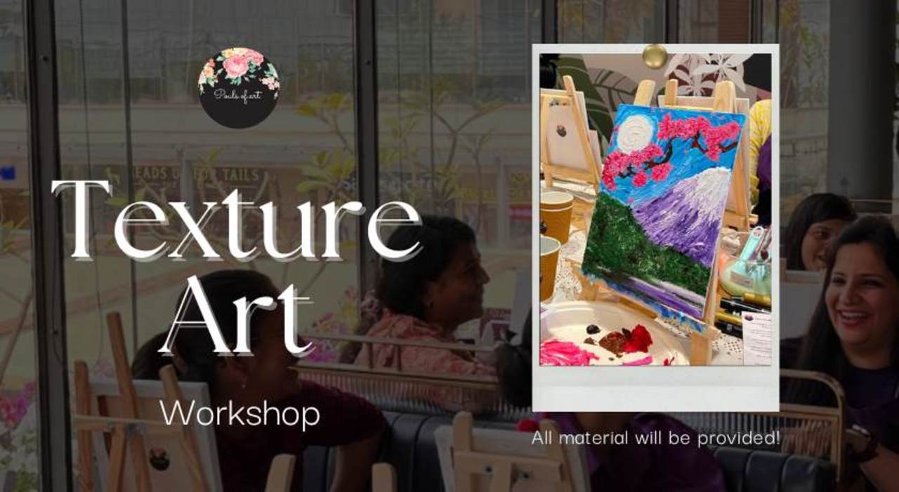 Texture Art Workshop at Pepperfry