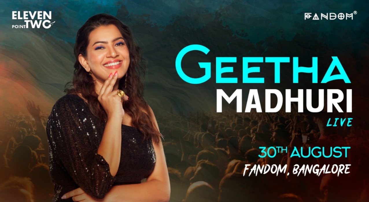 Geetha Madhuri - Live at Fandom